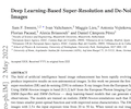 Deep learning-based super-resolution and de-noising for XMM-newton images